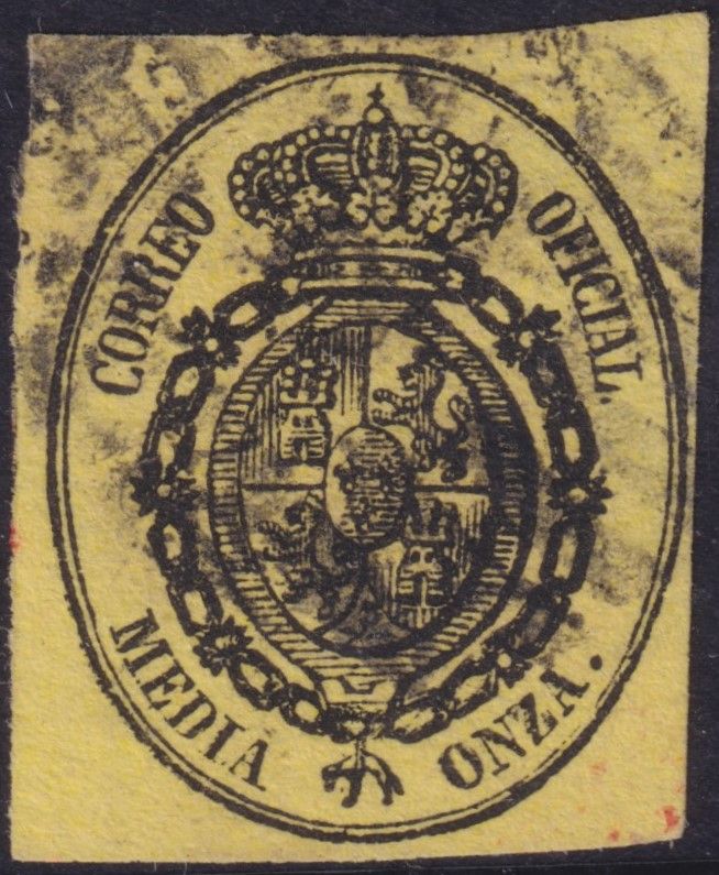Spain 1855 ½ onza Official