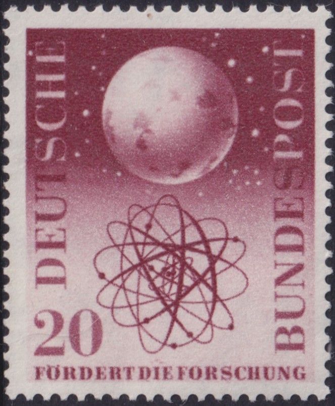 West Germany 1955 20pf Cosmic Research
