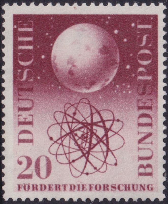 West Germany 1955 20pf Cosmic Research