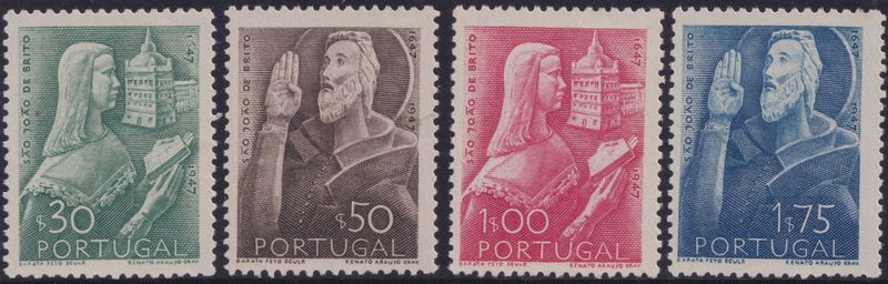 Portugal 1948 300th Birth Anniversary of St Joao de Brito