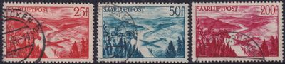 Saar 1948 High Value Airmails