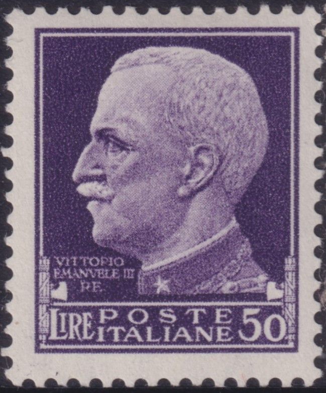 Italy 1929 50l Violet King Victor Emmanuel III