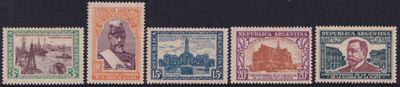 Argentina 1932 50th Anniversary of La Plata City Set
