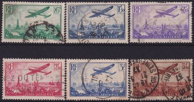 France 1936 Airmail Short Set to 3f.50