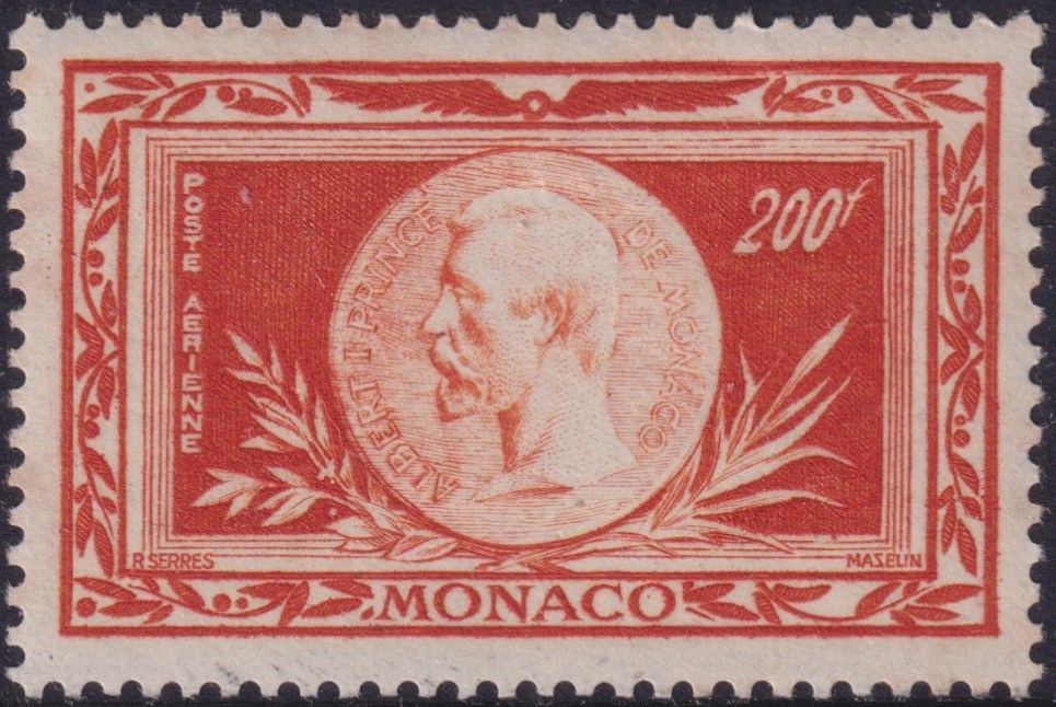Monaco 1949 200f Birth Centenary Prince Albert I