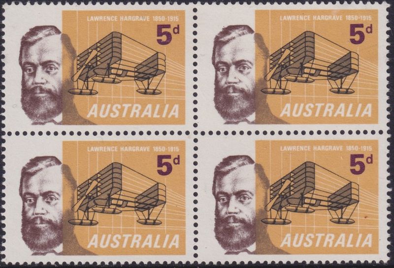 Australia 1965 5d Hargraves with Kink in Tail Fin