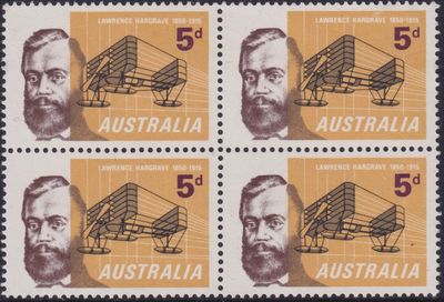 Australia 1965 5d Hargraves with Kink in Tail Fin