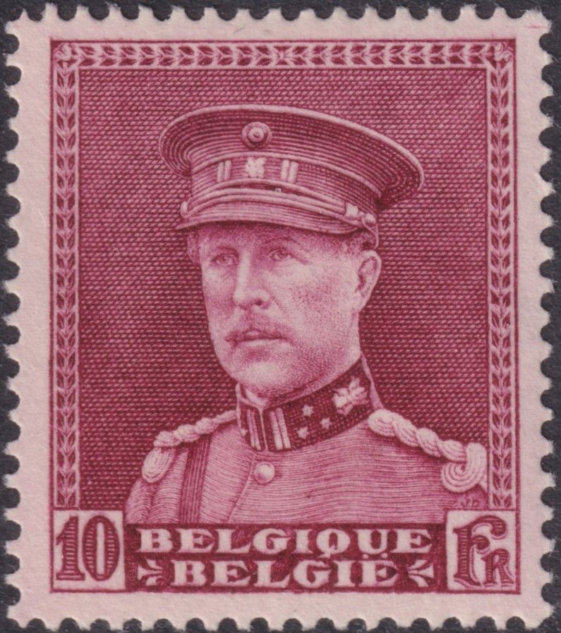 Belgium 1931 10f Red King Albert I