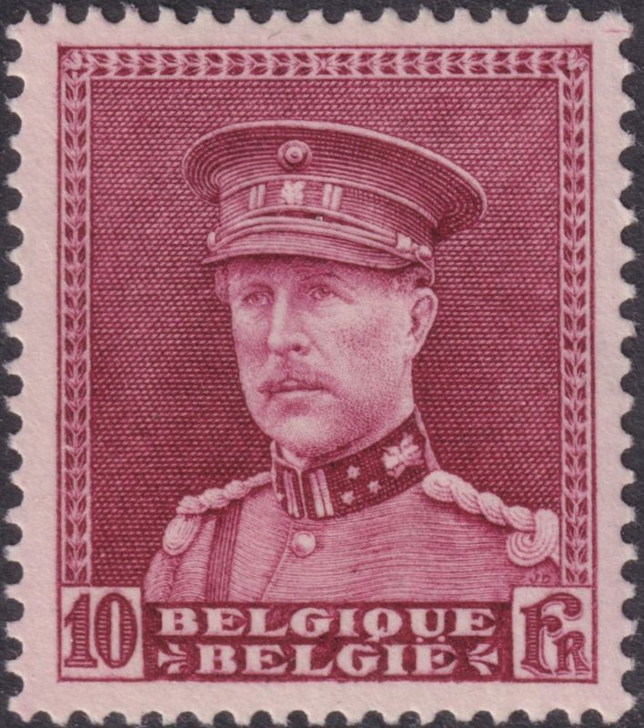 Belgium 1931 10f Red King Albert I