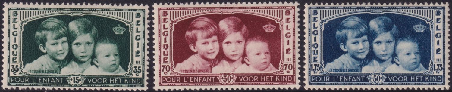 Belgium 1935 Queen Astrid&#39;s Appeal Set