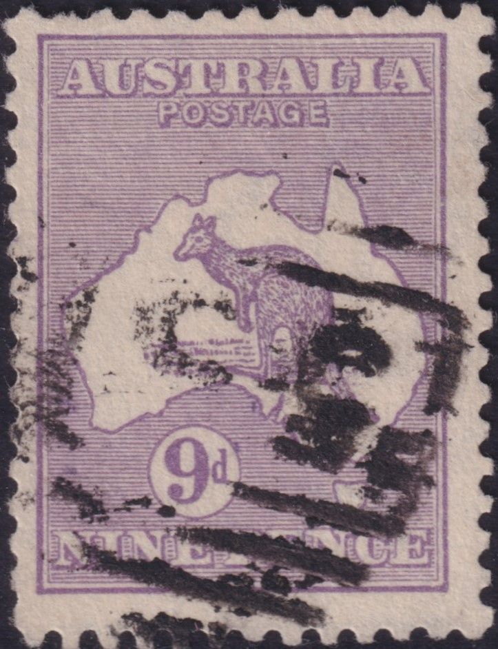 Australia 1915 9d Violet Kangaroo