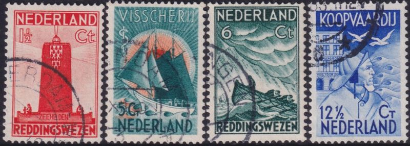 Netherlands 1933 Seaman&#39;s Fund Set