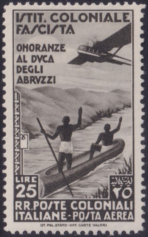 Italian Colonies 1934 25l Abruzzi Airmail