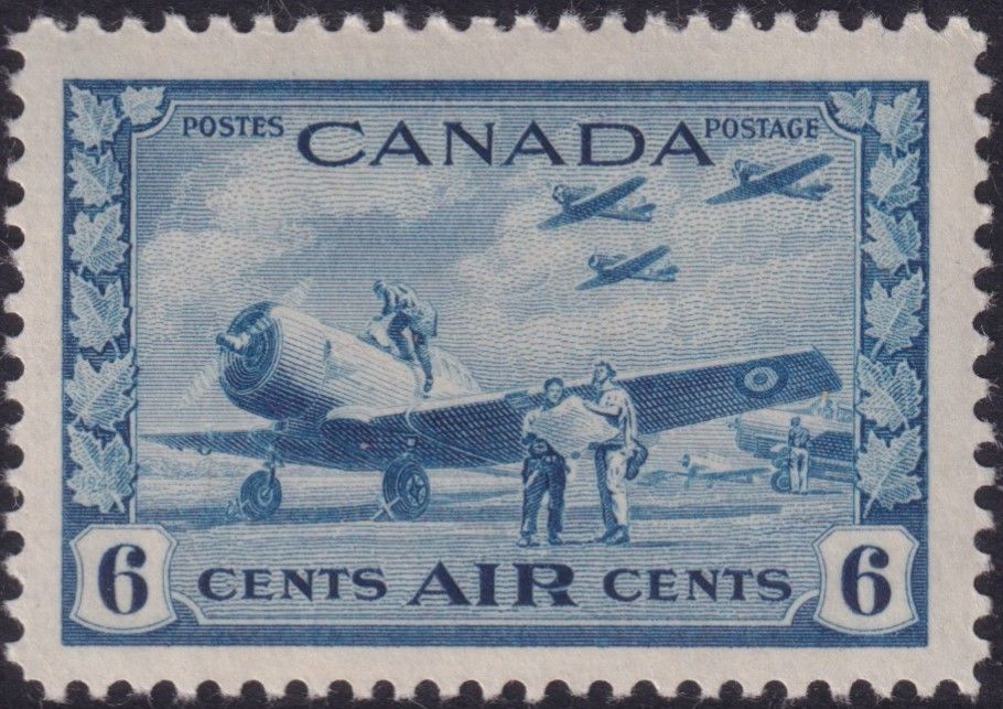 Canada 1942 6c Blue War Effort