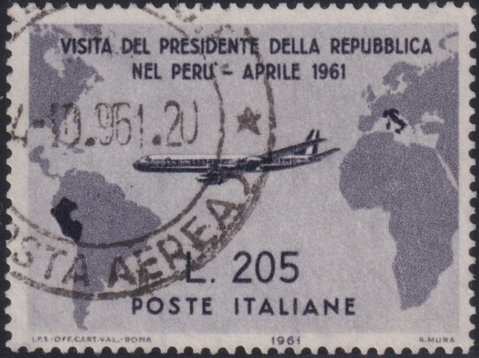 Italy 1961 205l President&#39;s Trip to Peru