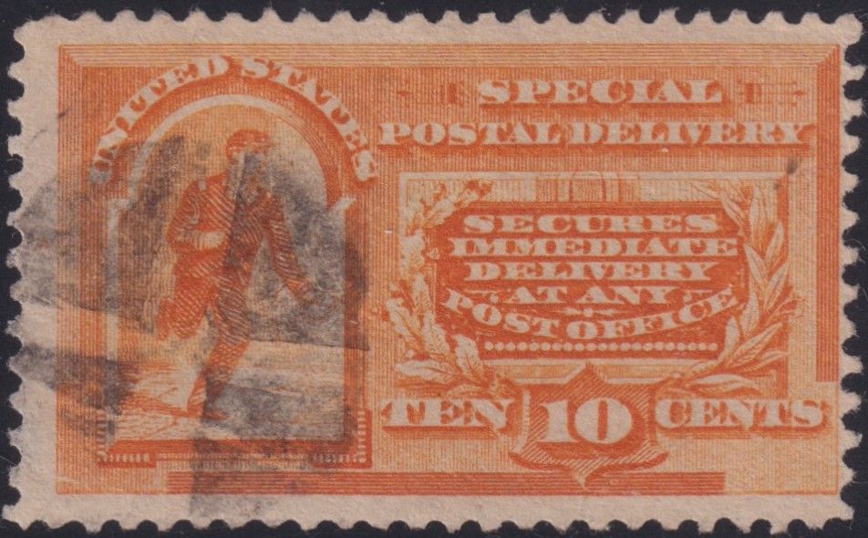 USA 1888 10c Orange Special Delivery