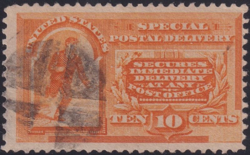 USA 1888 10c Orange Special Delivery