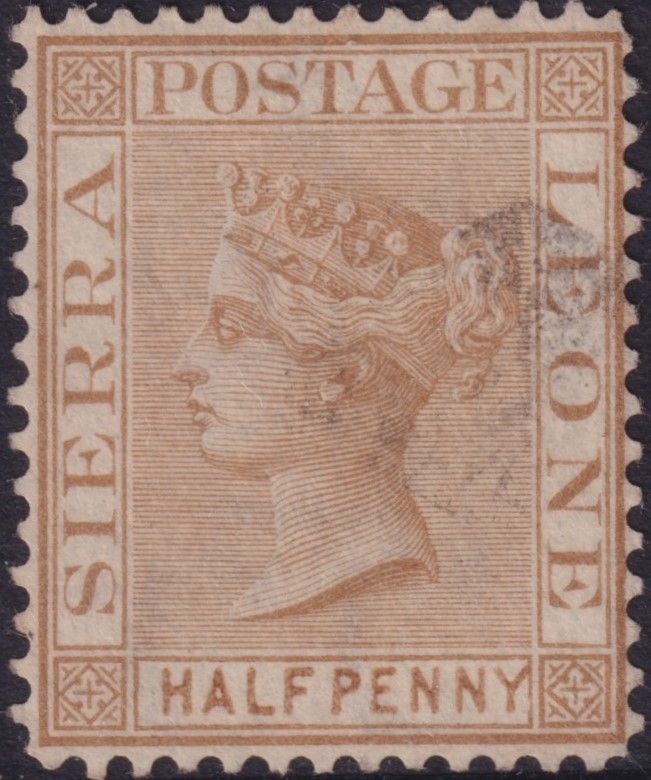 Sierra Leone 1876 ½d Brown