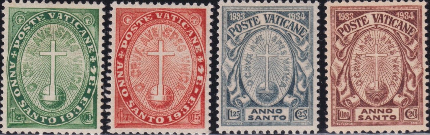 Vatican City 1933 Holy Year Set
