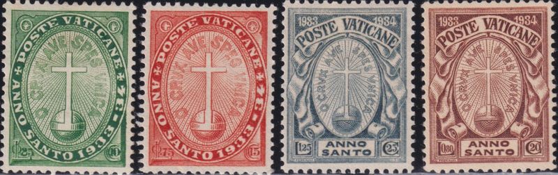 Vatican City 1933 Holy Year Set