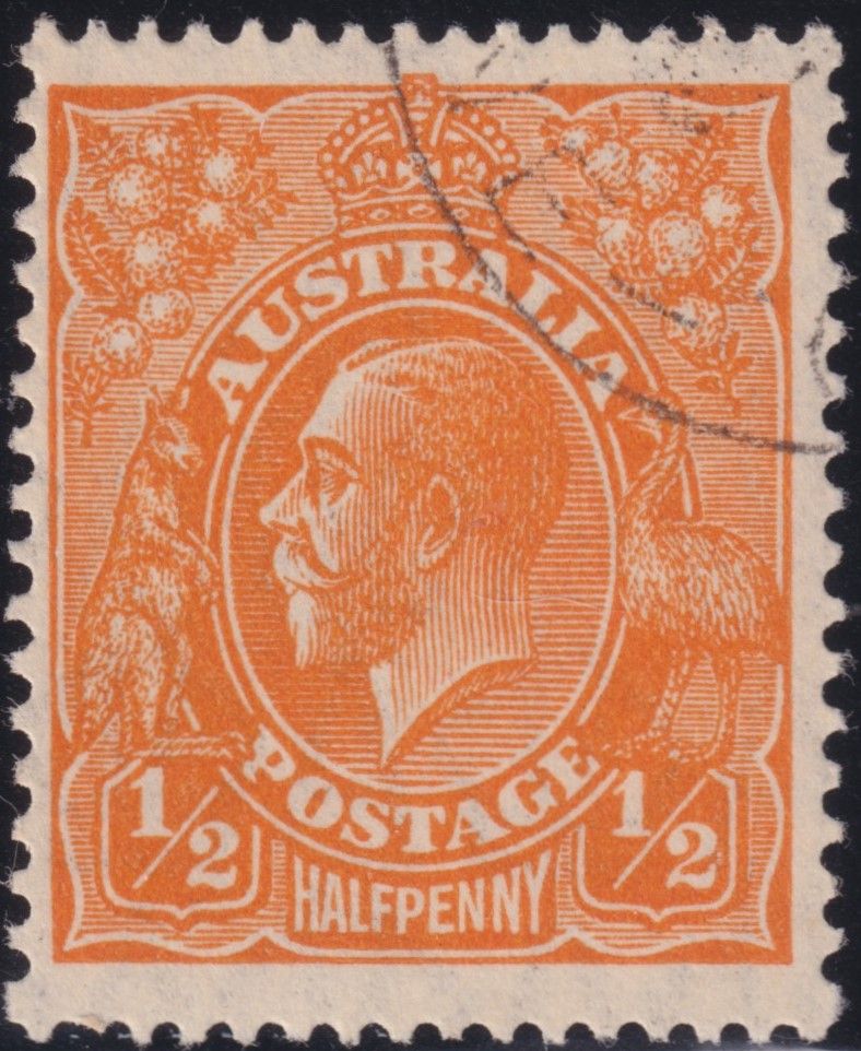 Australia 1928 ½d Orange CTO