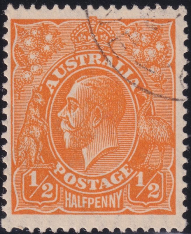 Australia 1928 ½d Orange CTO