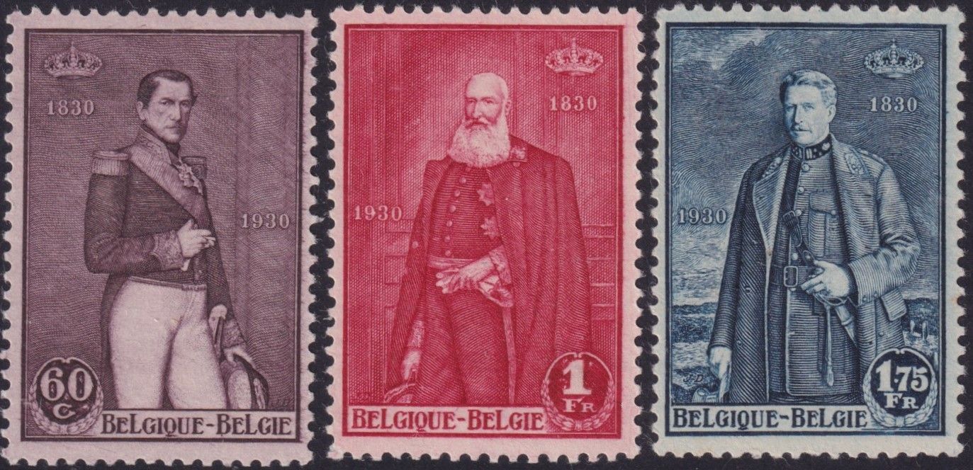 Belgium 1930 Centenary of Independence Set