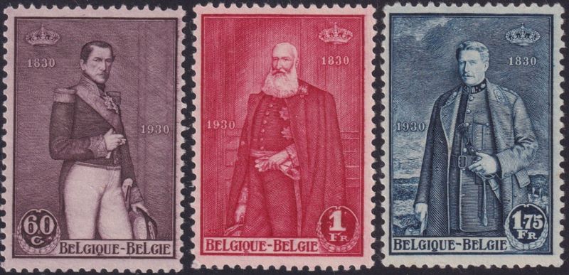 Belgium 1930 Centenary of Independence Set