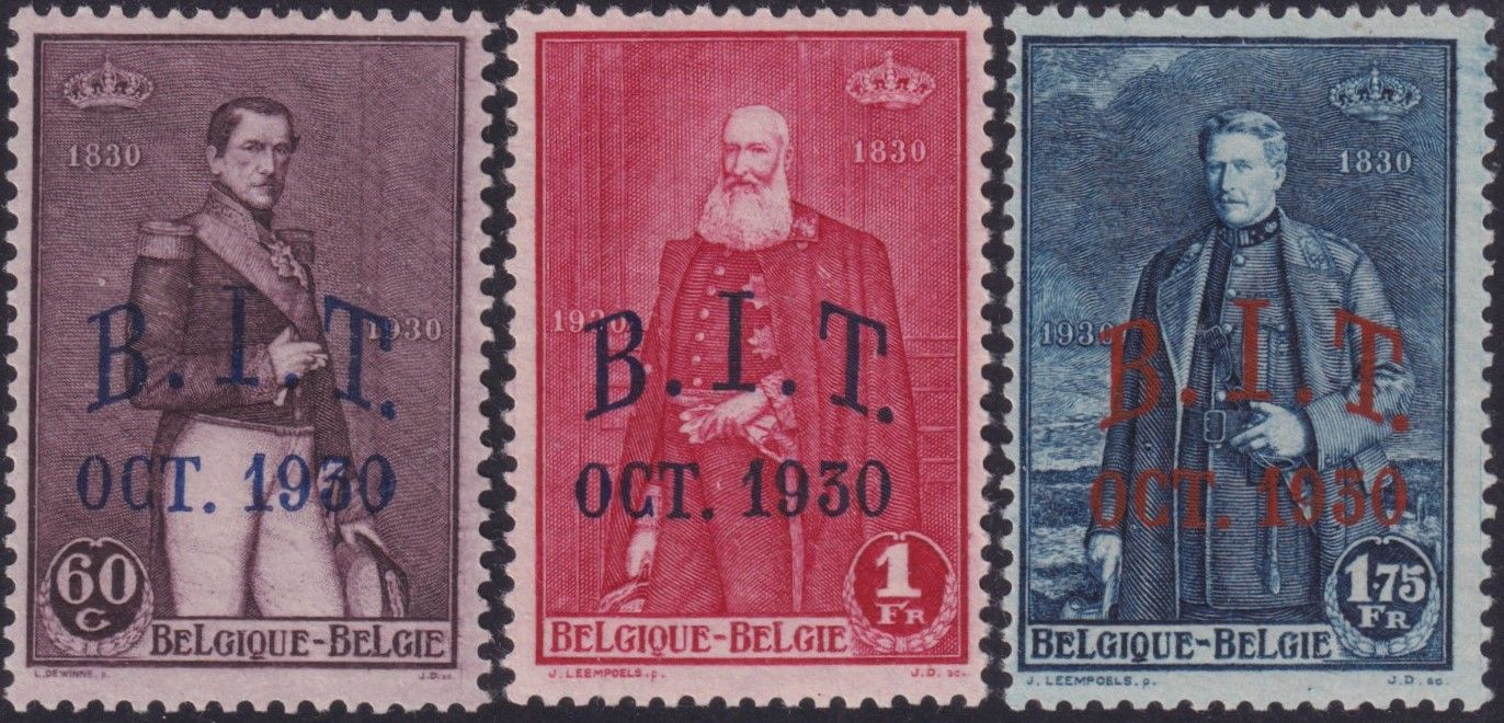 Belgium 1930 ILO Congress Set