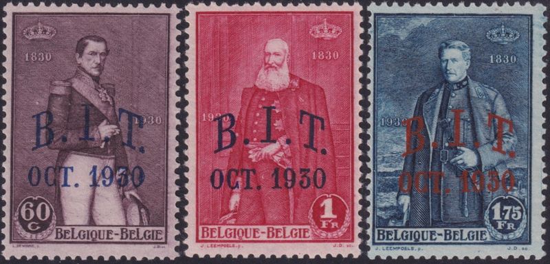 Belgium 1930 ILO Congress Set