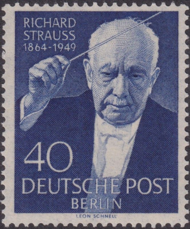 Berlin 1954 40pf Richard Strauss