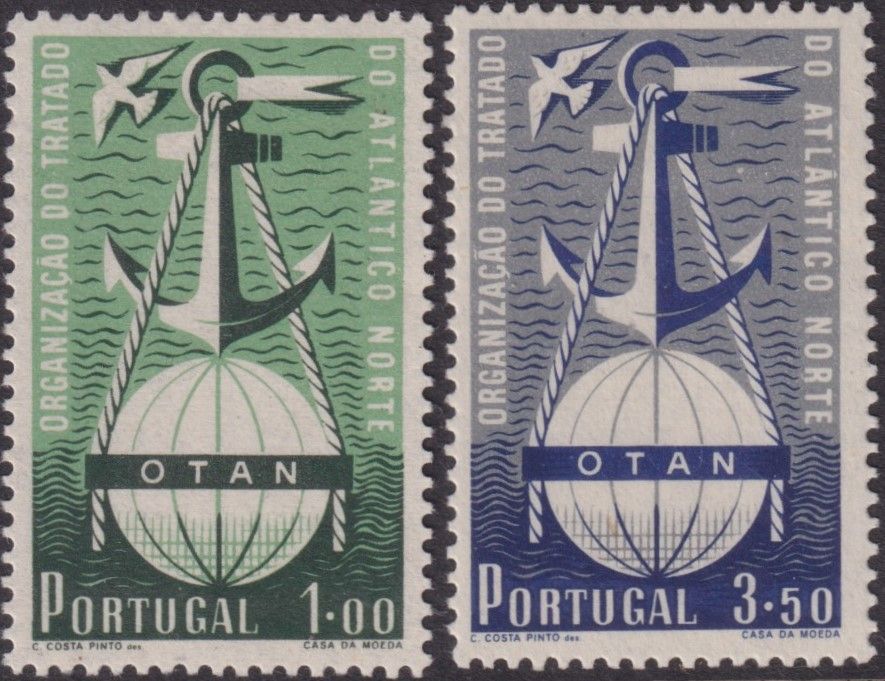Portugal 1952 3rd Anniversary of NATO Set