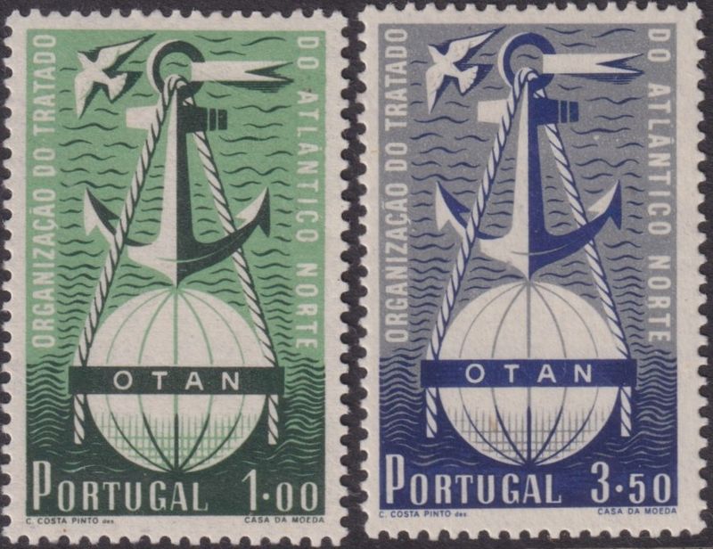 Portugal 1952 3rd Anniversary of NATO Set