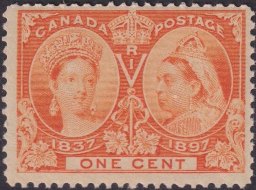 Canada 1897 1c Orange QV Jubilee