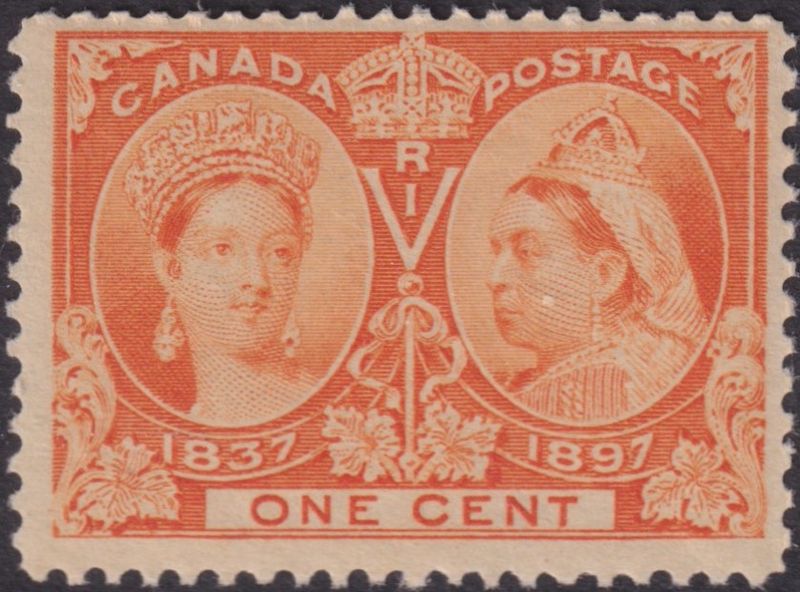 Canada 1897 1c Orange QV Jubilee