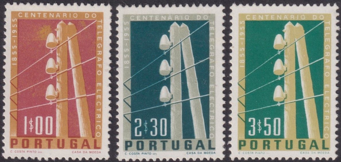 Portugal 1955 Centenary of Electric Telegraph in Portugal