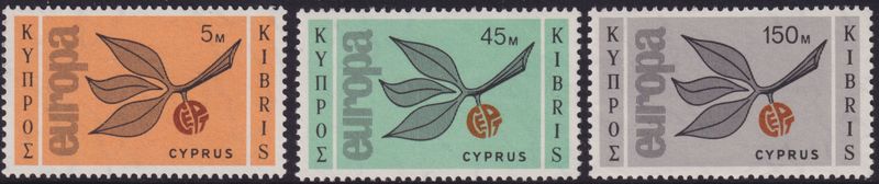Cyprus 1965 Europa Set