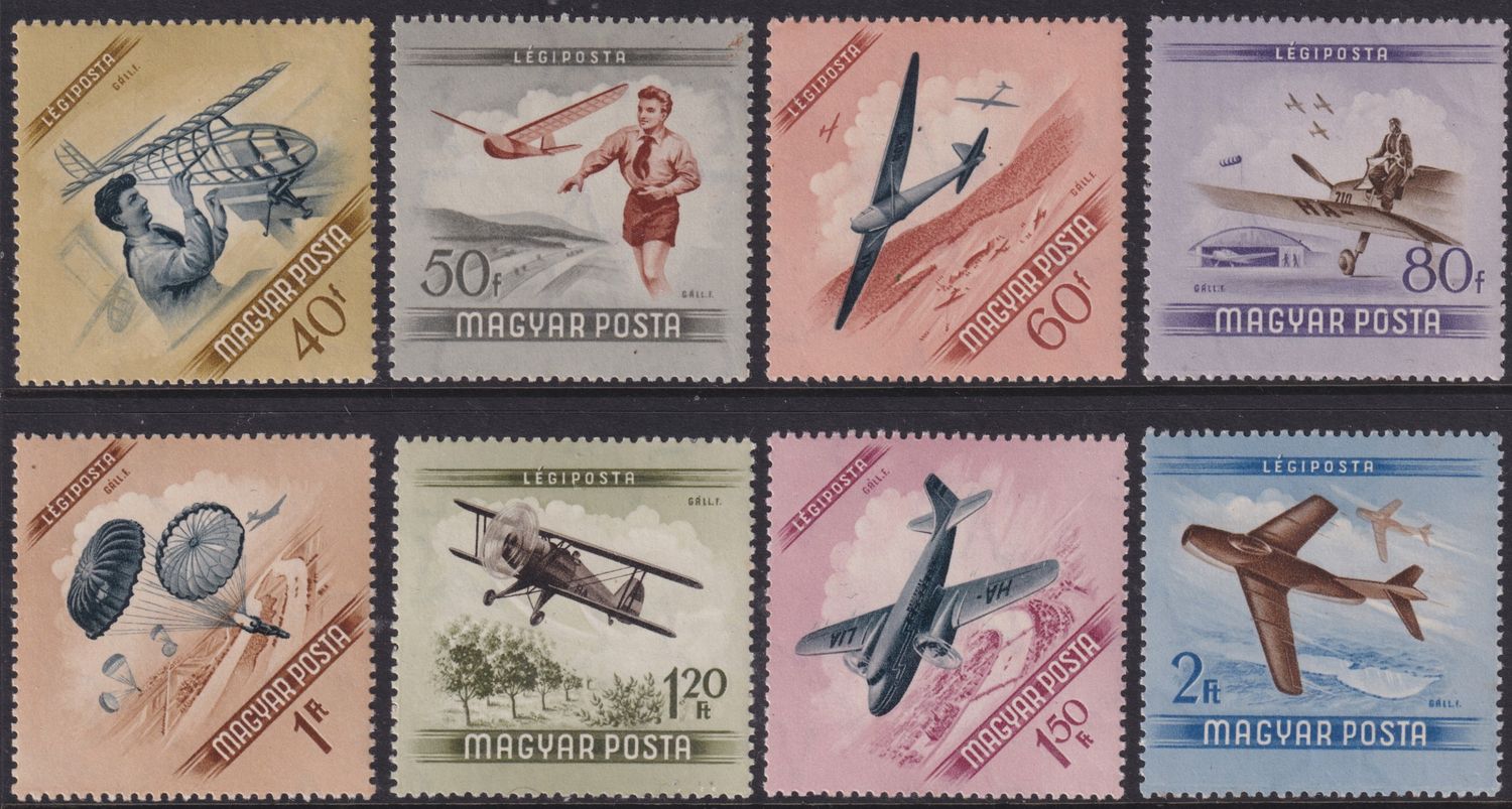 Hungary 1954 Air Mail Set