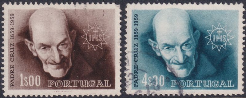 Portugal 1960 Death Centenary of Padre Cruz Set