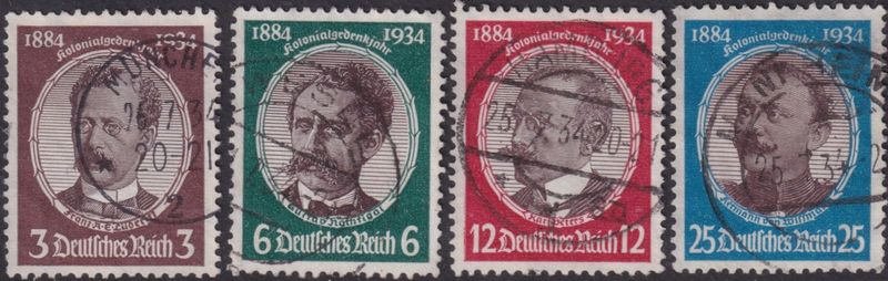 Germany 1934 German Coloniser&#39;s Jubilee Set