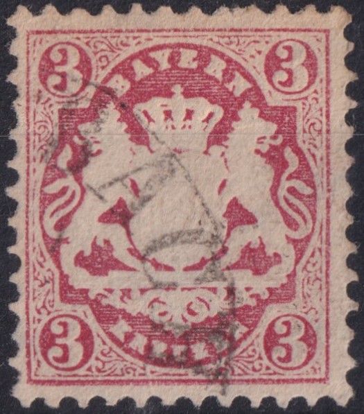 Bavaria 1870 3k Red