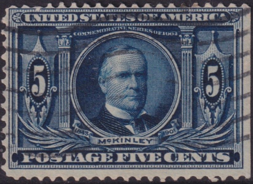 USA 1904 5c Blue McKinley