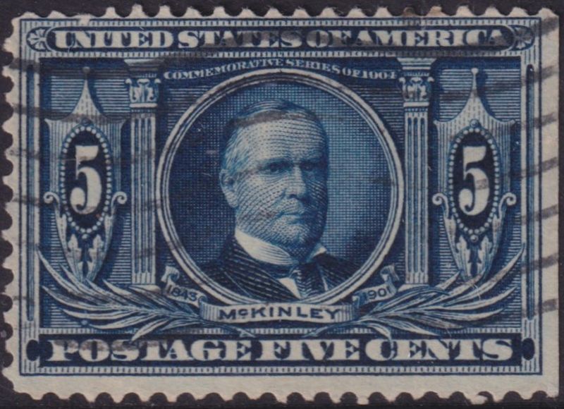 USA 1904 5c Blue McKinley