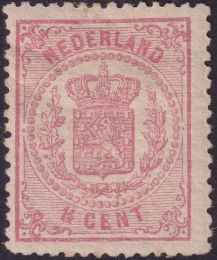Netherlands 1869 1½c Red