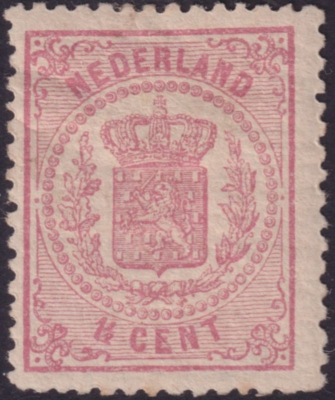 Netherlands 1869 1½c Red