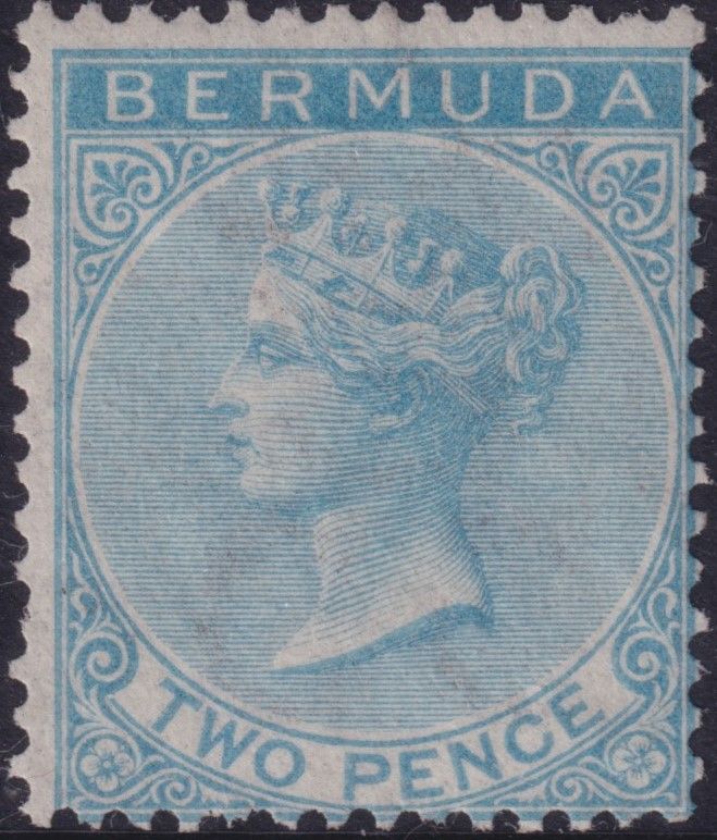 Bermuda 1865 2d Dull Blue