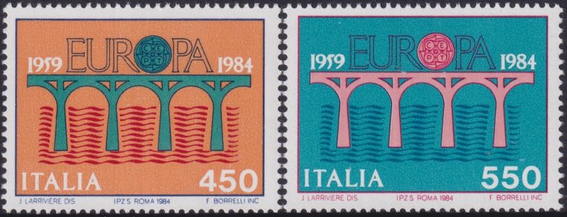 Italy 1984 Europa Set