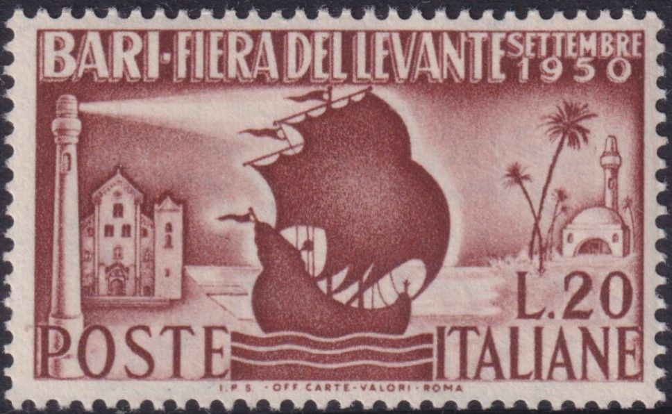 Italy 1950 20l Levant Fair