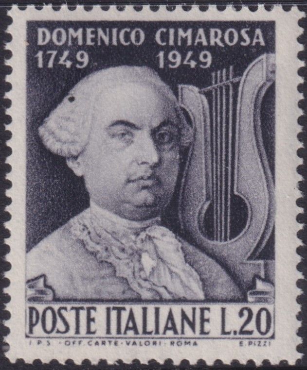 Italy 1949 20l Birth Bicentenary of Cimarosa