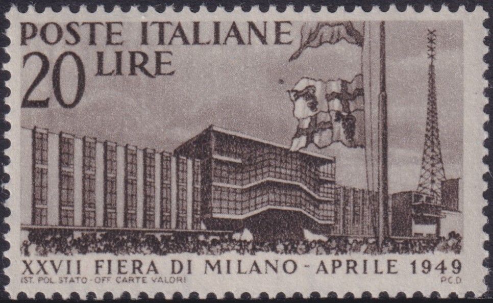 Italy 1949 20l Milan Fair